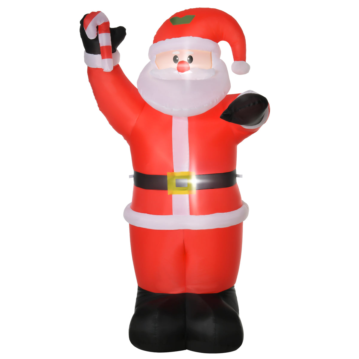 HOMCOM Inflatable Christmas Santa Claus Air Blown Decoration Yard