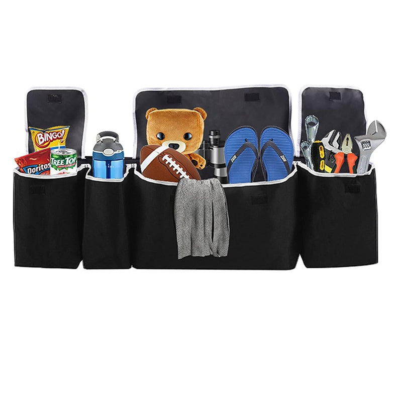 Large Capacity Car Trunk Backseat Hanging Organizer Storage with Pockets