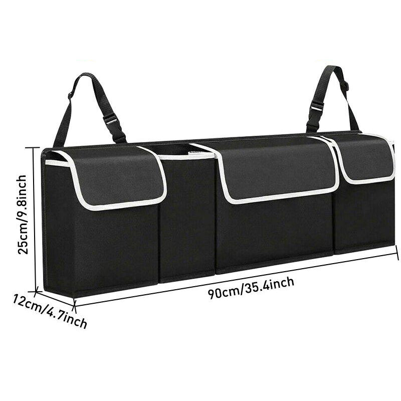 Large Capacity Car Trunk Backseat Hanging Organizer Storage with Pockets