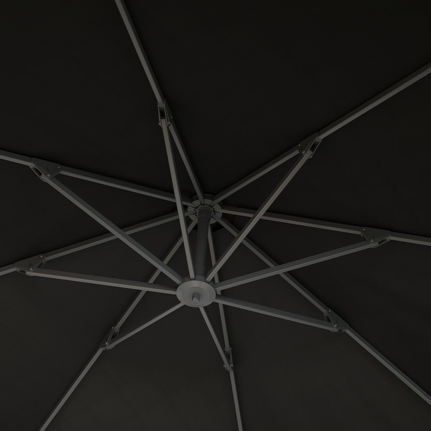 Outsunny 3m Cantilever Garden Parasol | 360 Degree Rotation