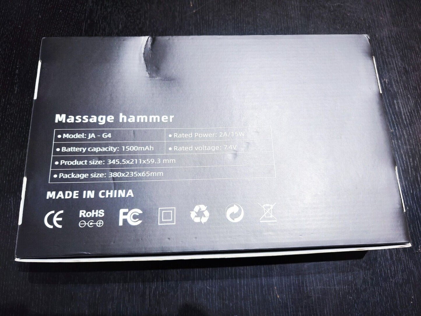 Deep Tissue Body Hammer Massager U-Shaped Massage Gun With Extended Handle