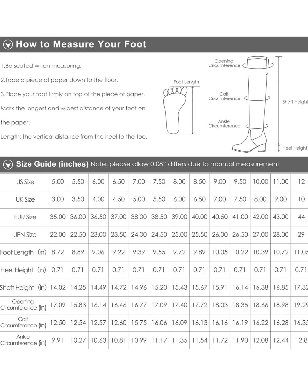 DREAM PAIRS Women's BLVD Dark Black Knee High Pull-On Boots