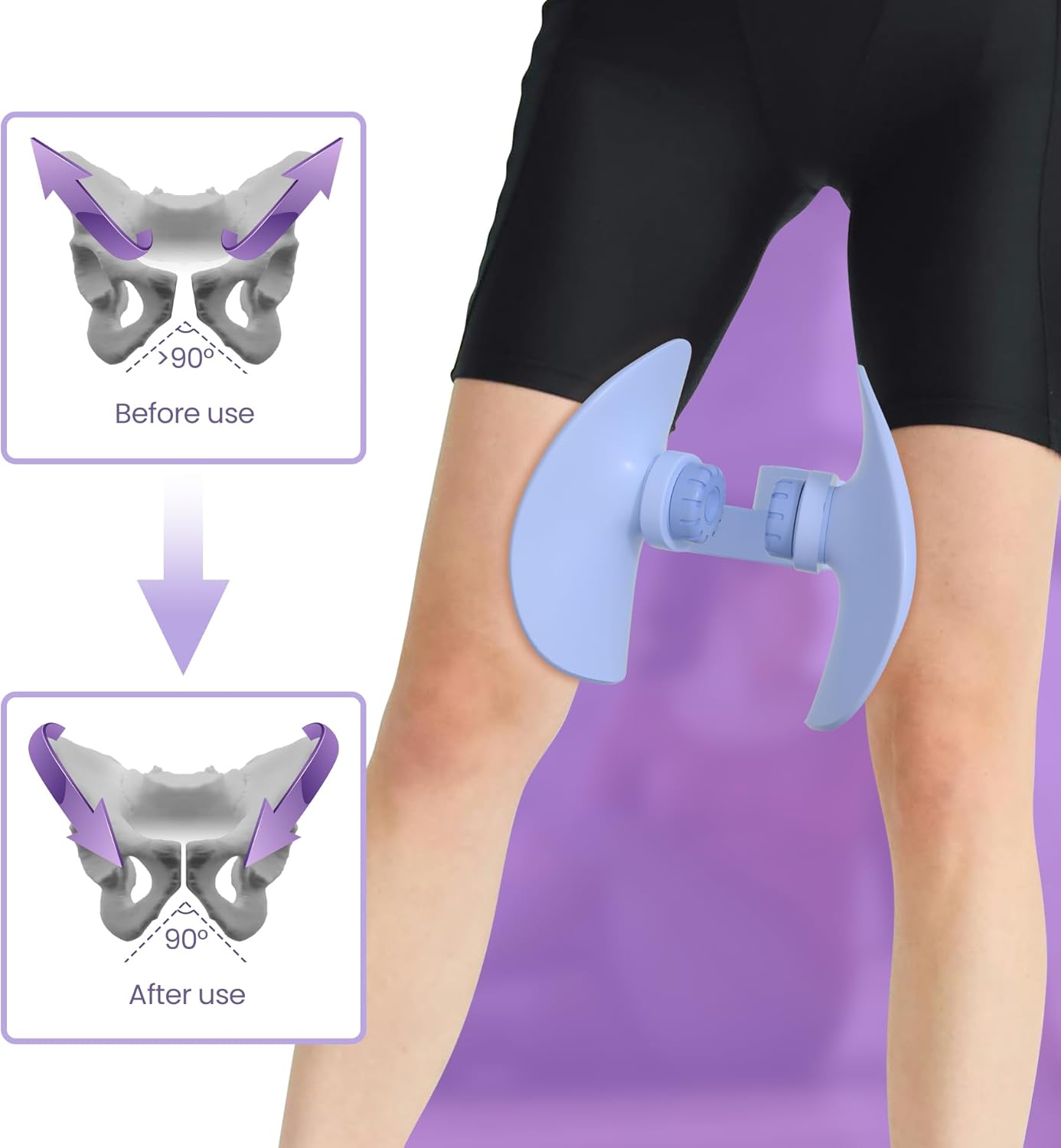 Harphia Multifunctional Leg Shaper & Pelvic Floor Trainer – Home Fitness Equipment for Postpartum Recovery, Leg Slimming, Body Shaping & Pelvic Correction – Unisex, Portable & Durable