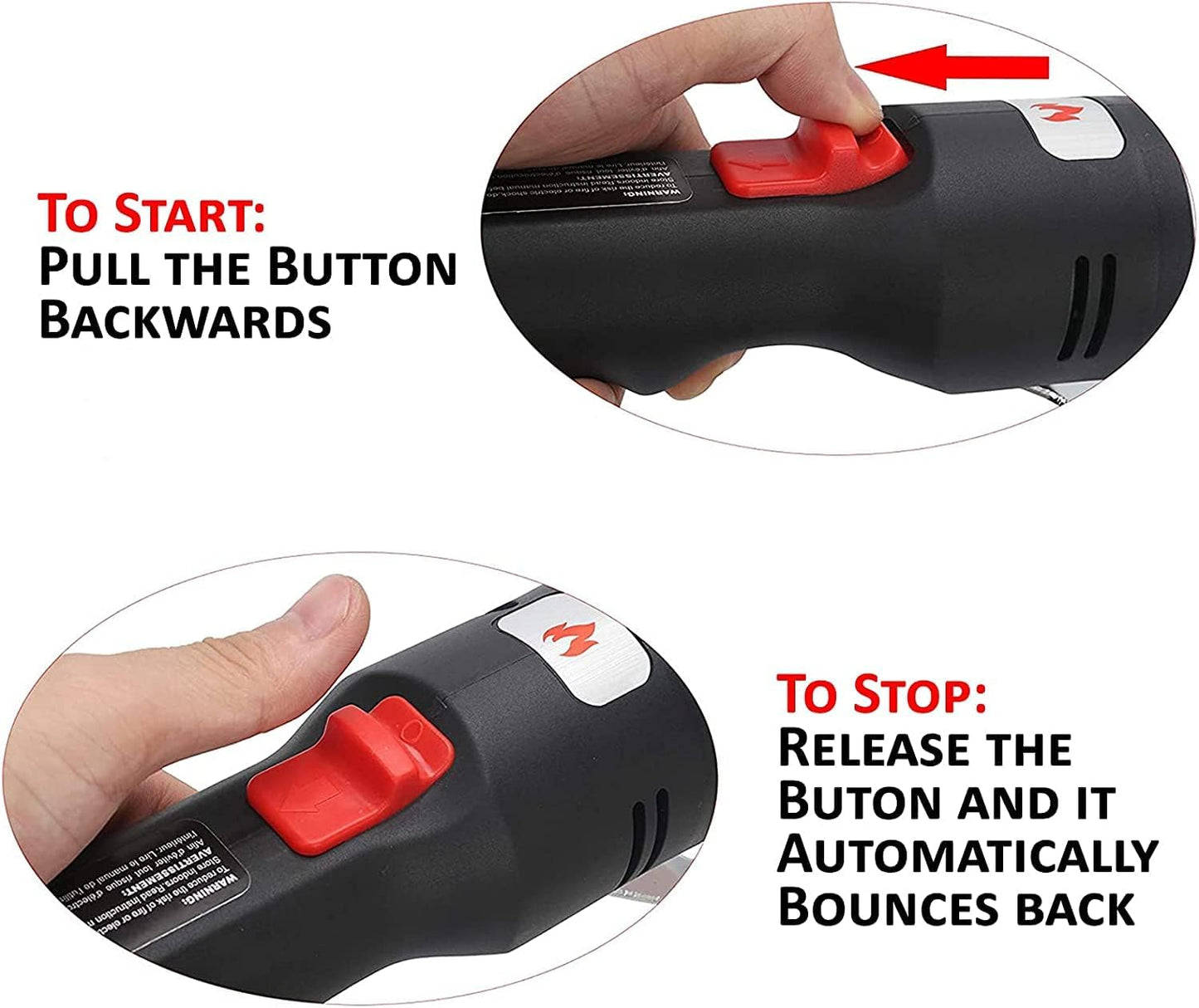 Maxking 2000W Electric BBQ Charcoal Lighter with Built-in Blower – Fire Starter for Grills Smokers & Stoves | Energy