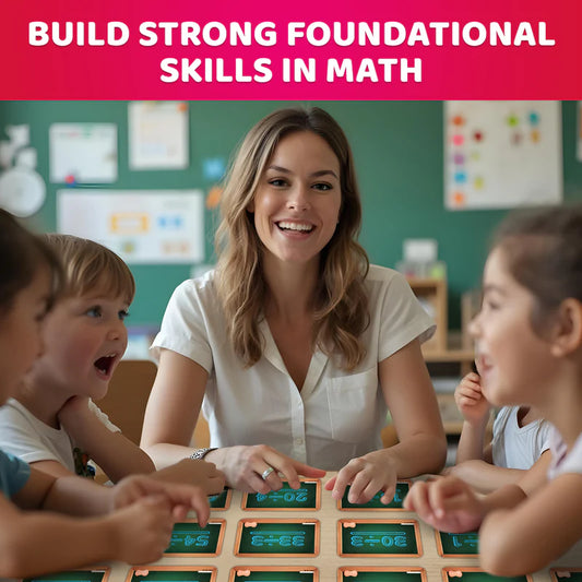 Maths Flashcards for Kids 4-in-1 Set | Addition, Subtraction, Multiplication & Division — Ages 6–9, Grades 1–3
