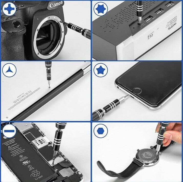 117 in 1 Magnetic Precision Screwdriver Set – PC Phone & Electronics Repair Tool Kit