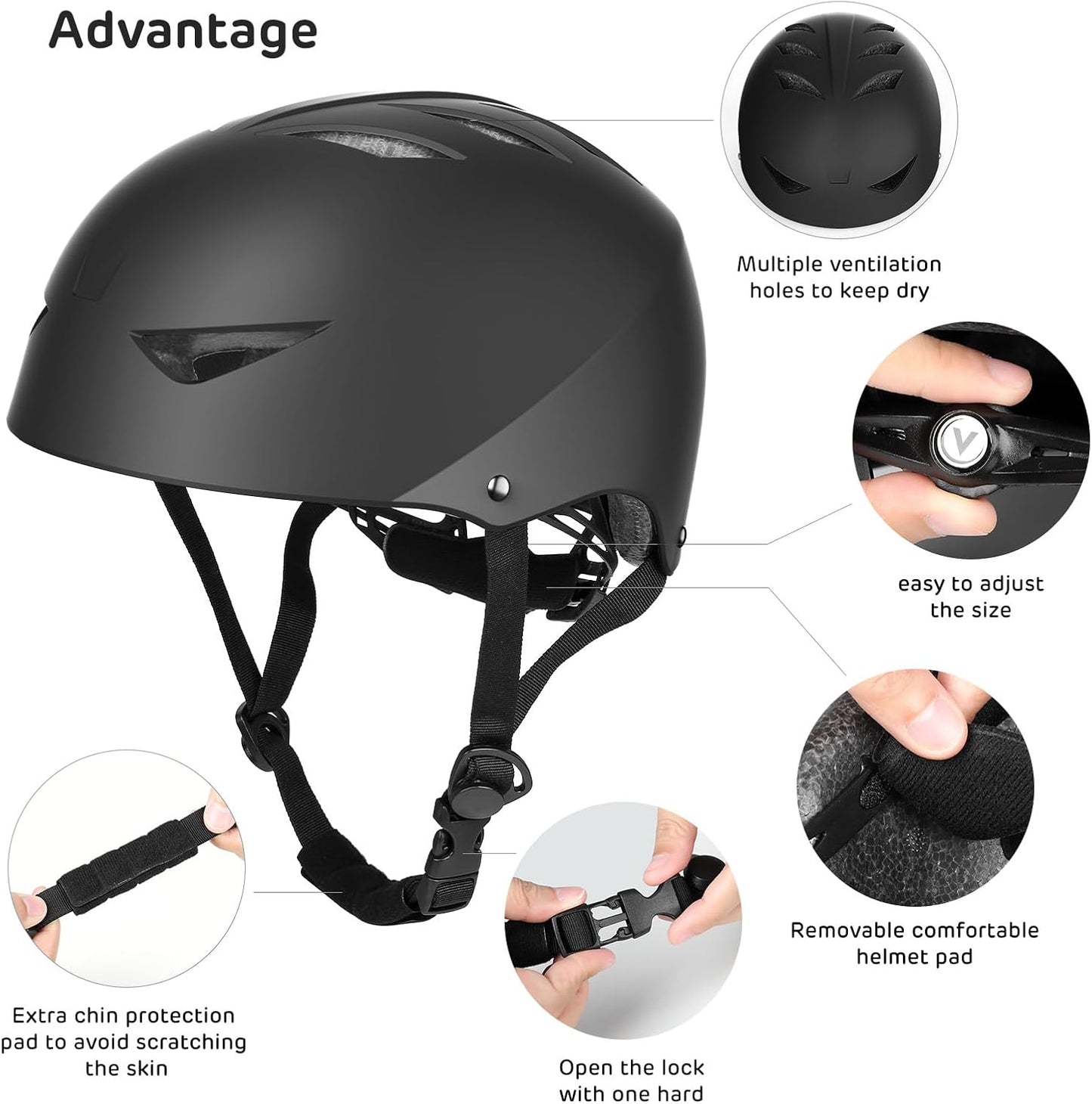 Kids Protective Helmet and Pads Set (Age 5-12) – Includes Skateboard, Knee, Elbow & Wrist Pads for Roller Skating, Cycling, Scooters, and Extreme Sports