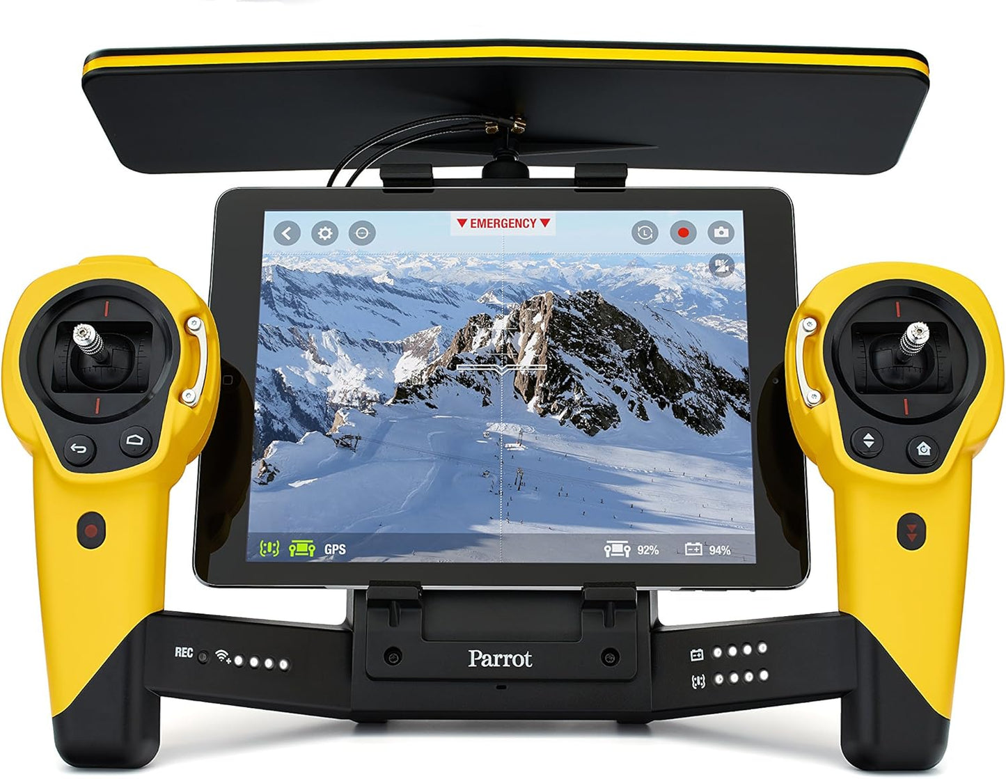 Parrot Skycontroller – Yellow | Extended Range Controller for Bebop Drone with Dual Joysticks & FPV Compatibility