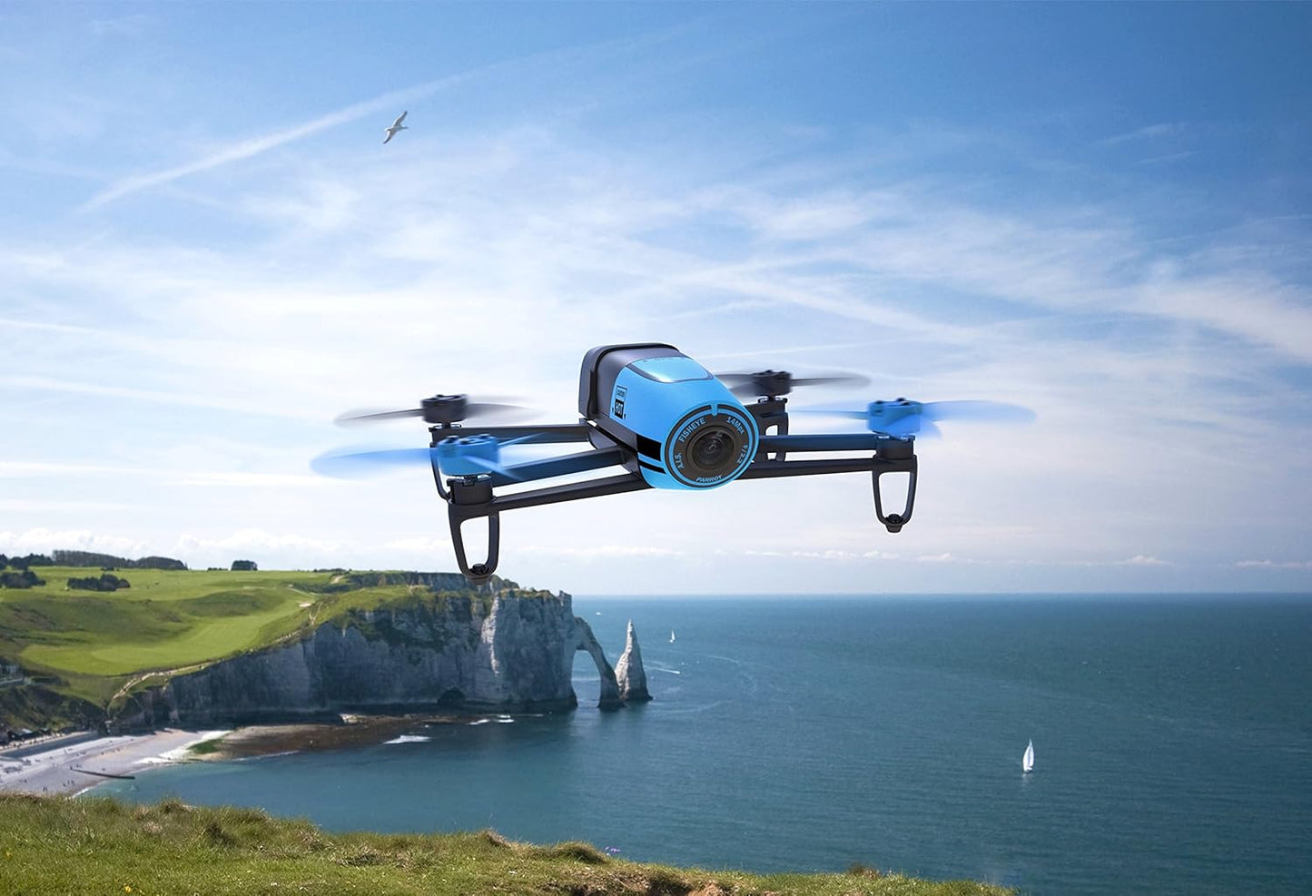 Parrot Bebop – Blue 14MP HD Camera Drone with GPS Return Home & Smartphone Control
