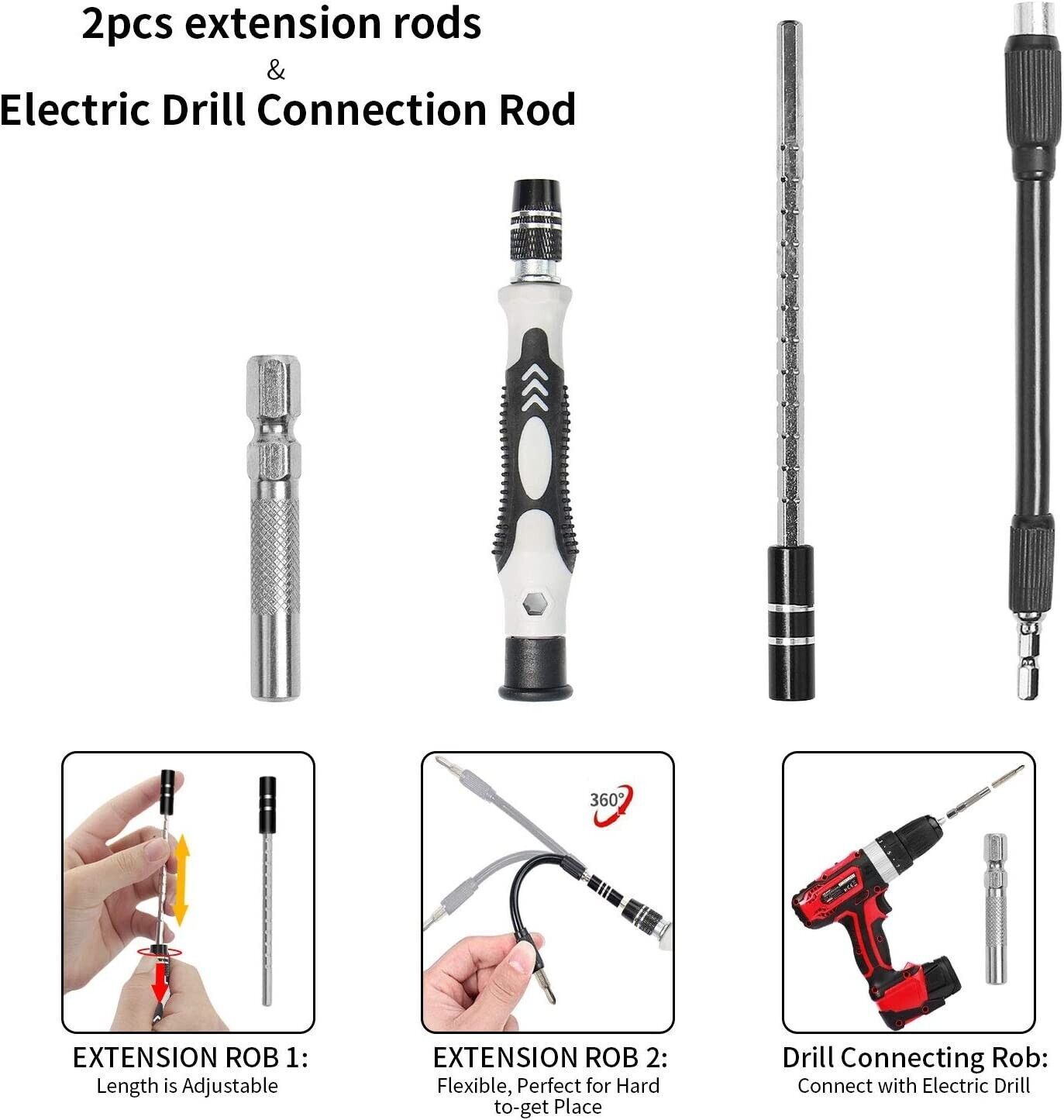 117 in 1 Magnetic Precision Screwdriver Set – PC Phone & Electronics Repair Tool Kit