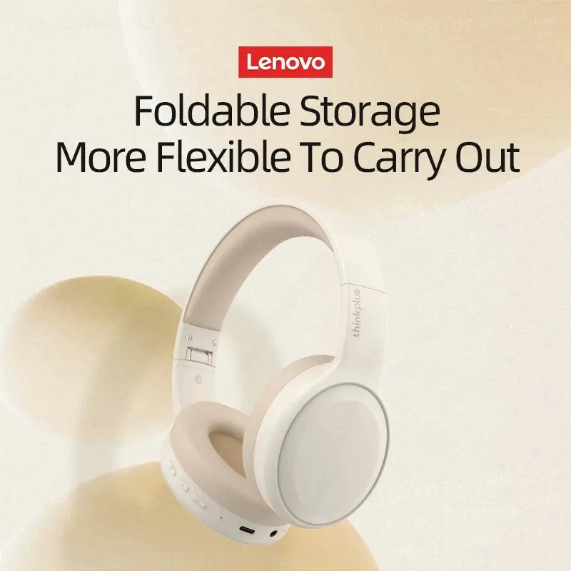 Lenovo TH30 Wireless Headphones Bluetooth 5.3 Earphones Foldable Gaming Headset Sport Headphone with Mic Music Earbuds