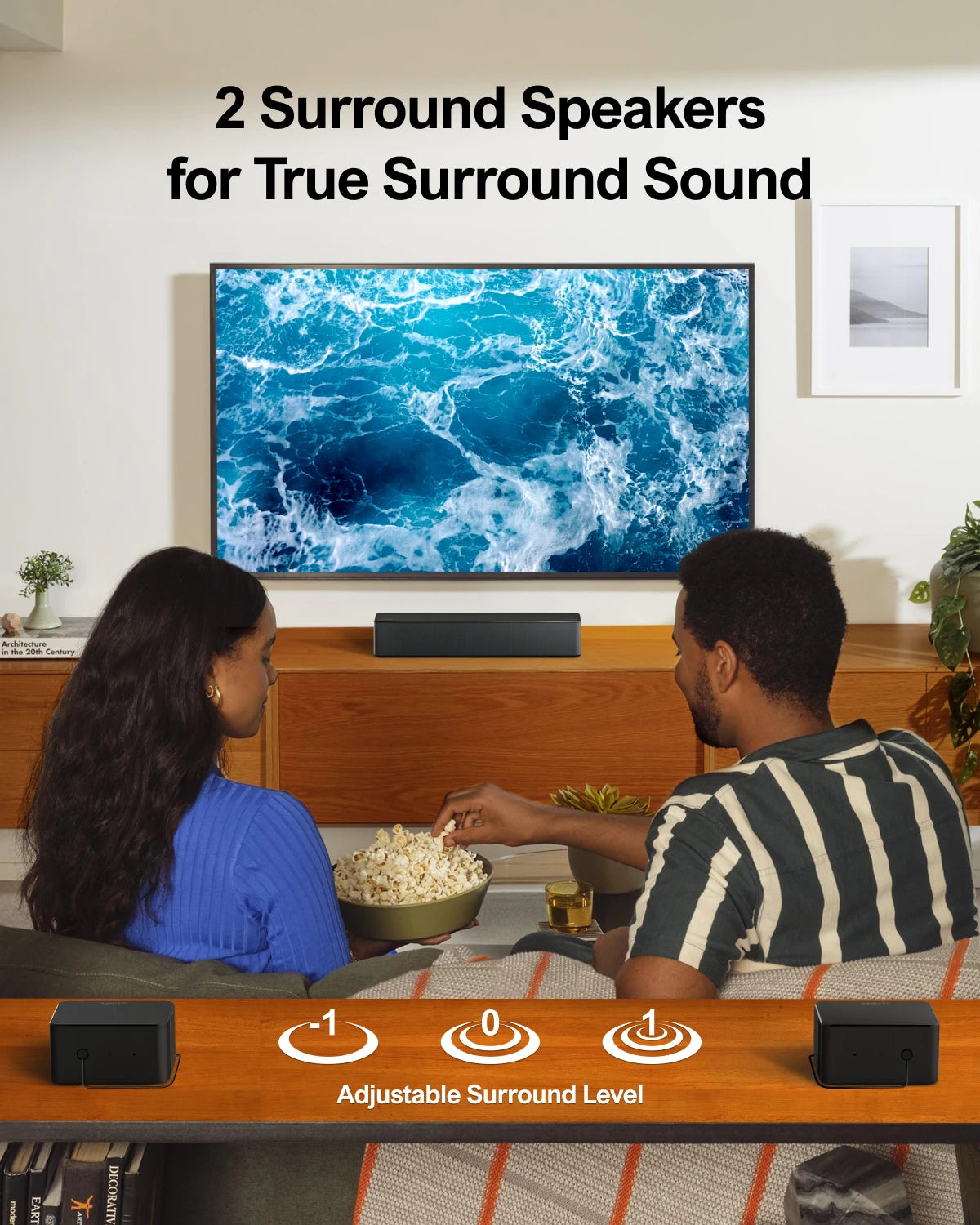 ULTIMEA 5.1 Soundbar with Dolby Atmos 3D Surround System Soundbar for TV with Wireless Subwoofer APP Control Home