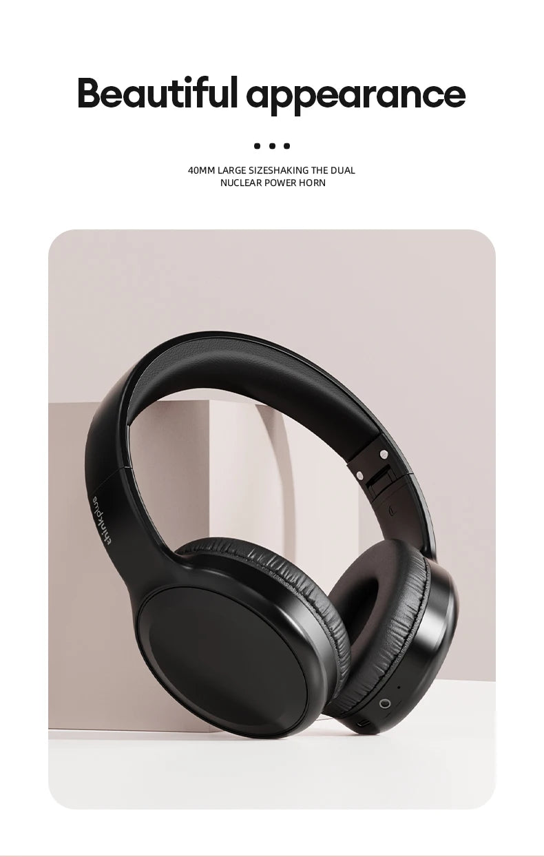 Lenovo TH30 Wireless Headphones Bluetooth 5.3 Earphones Foldable Gaming Headset Sport Headphone with Mic Music Earbuds