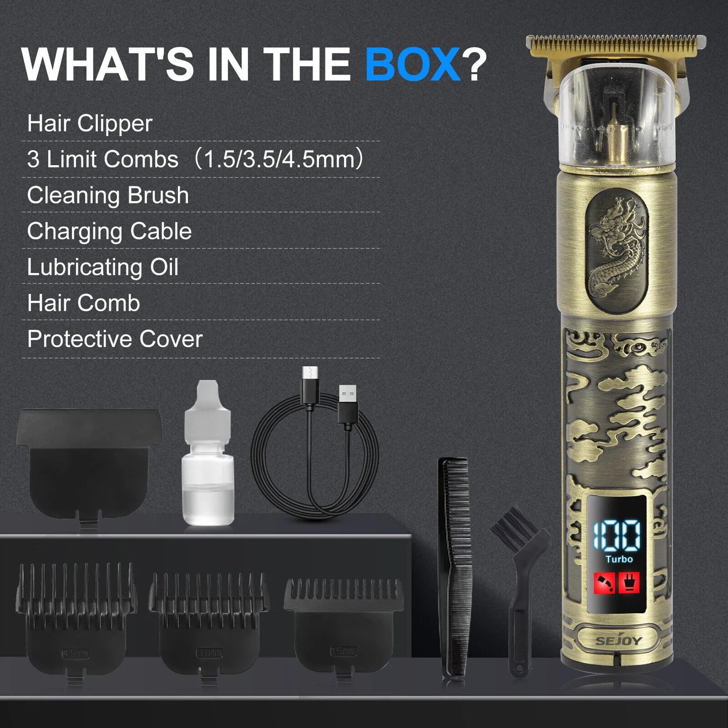SEJOY Shaver Men USB Electric Shaver Powerful Beard Electric Razor Rechargeable WaterproofShaving Machine