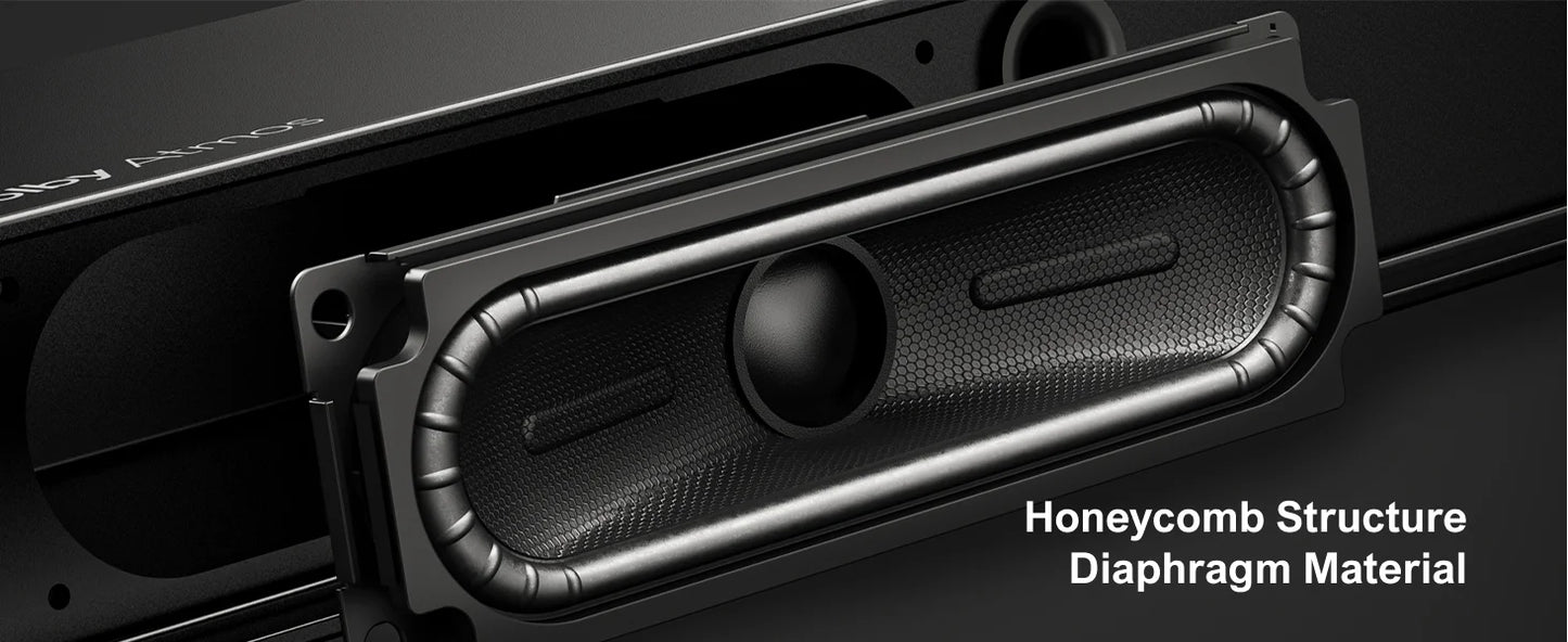 ULTIMEA 520W 5.1.2 Soundbar with Dolby Atmos for Smart TV,4K HDR Pass-through,Home Theater Wireless Bluetooth Soundbar