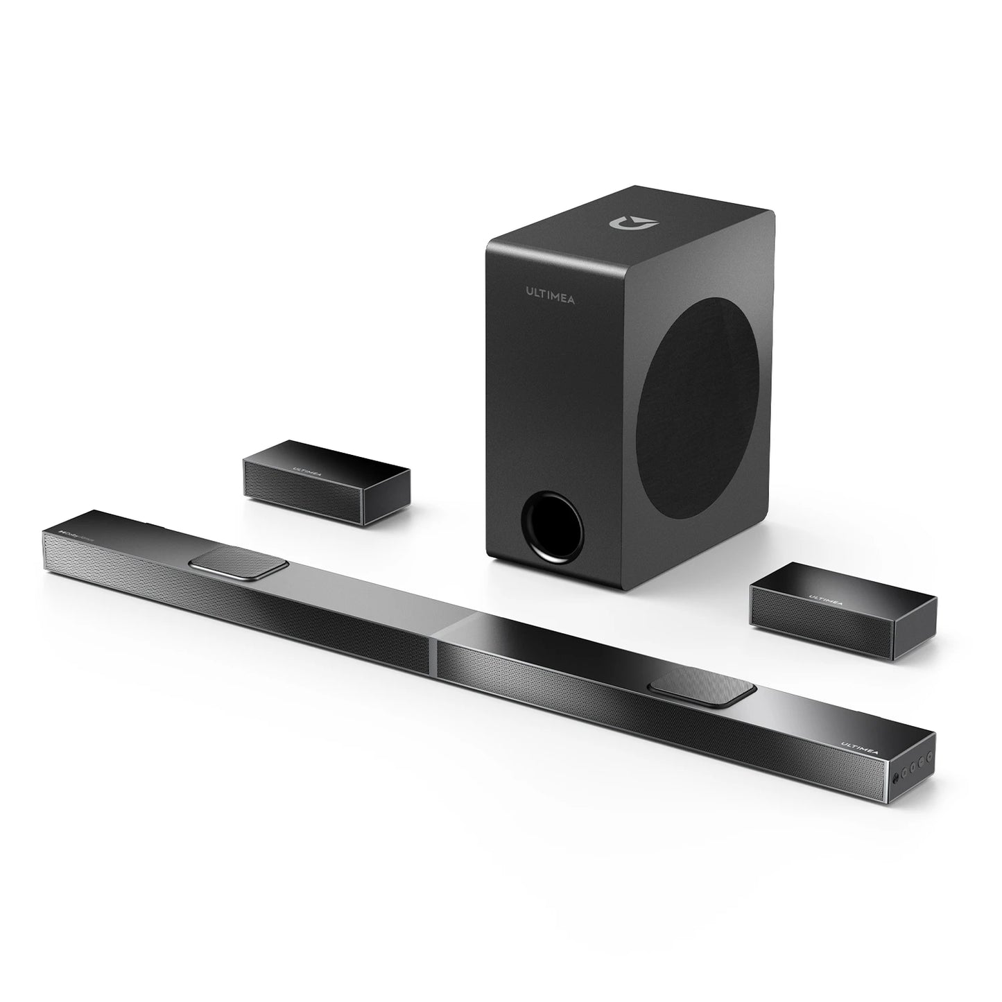 ULTIMEA 520W 5.1.2 Soundbar with Dolby Atmos for Smart TV,4K HDR Pass-through,Home Theater Wireless Bluetooth Soundbar