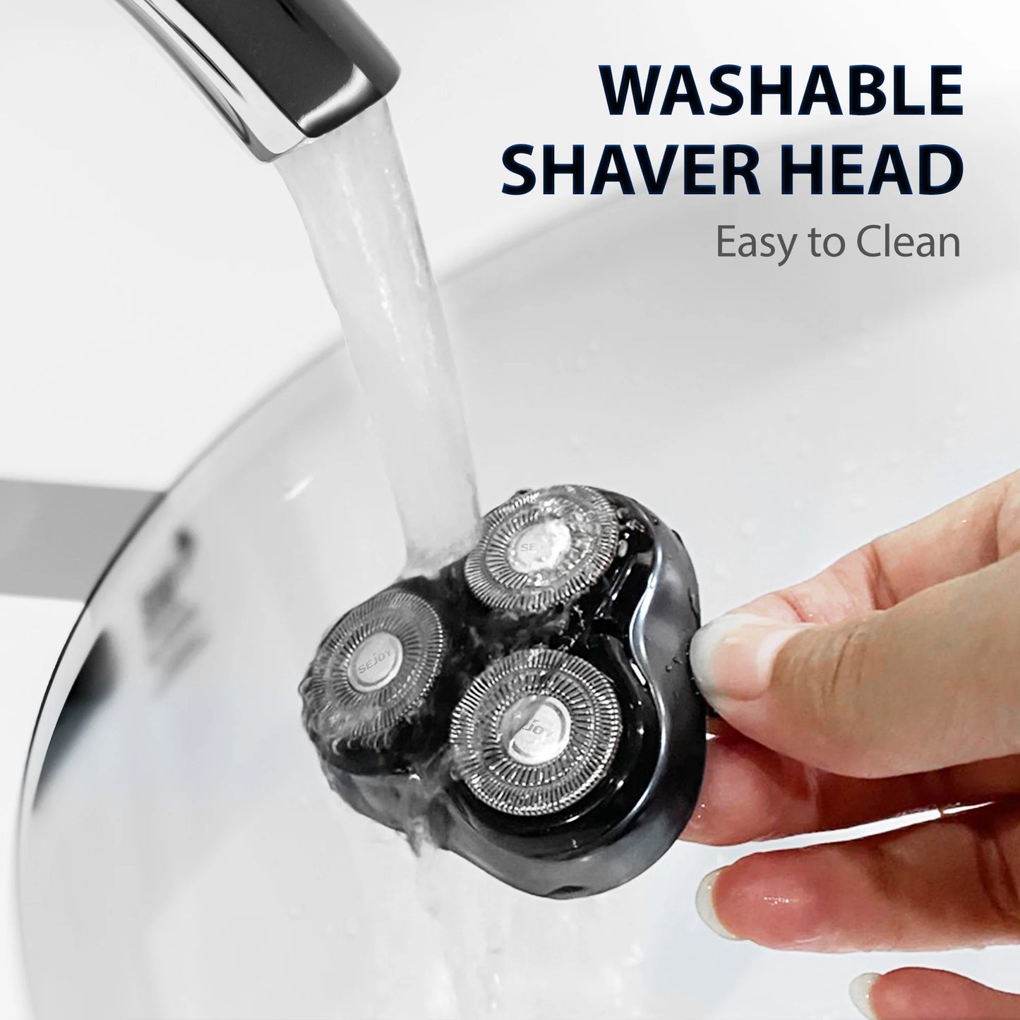 SEJOY Shaver Men USB Electric Shaver Powerful Beard Electric Razor Rechargeable WaterproofShaving Machine
