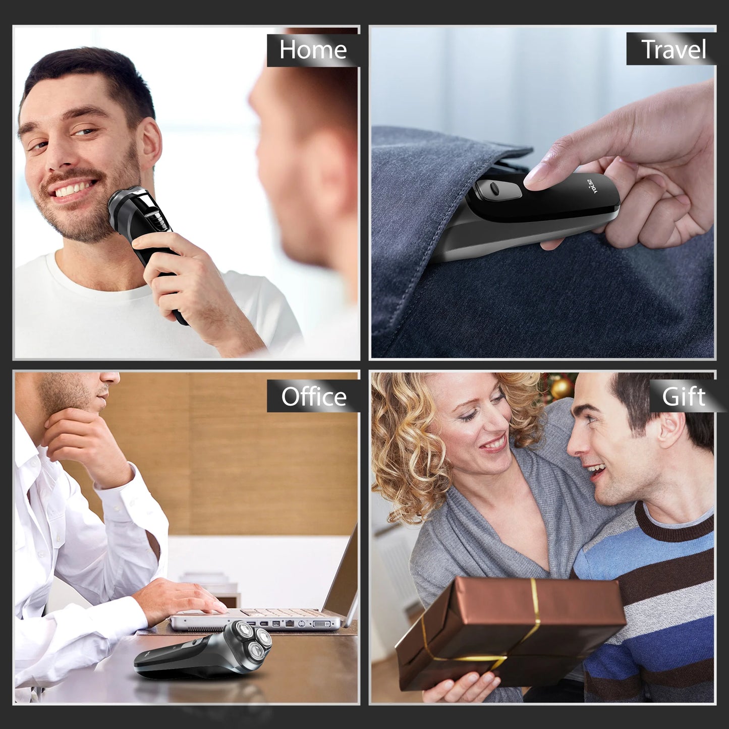SEJOY Shaver Men USB Electric Shaver Powerful Beard Electric Razor Rechargeable WaterproofShaving Machine