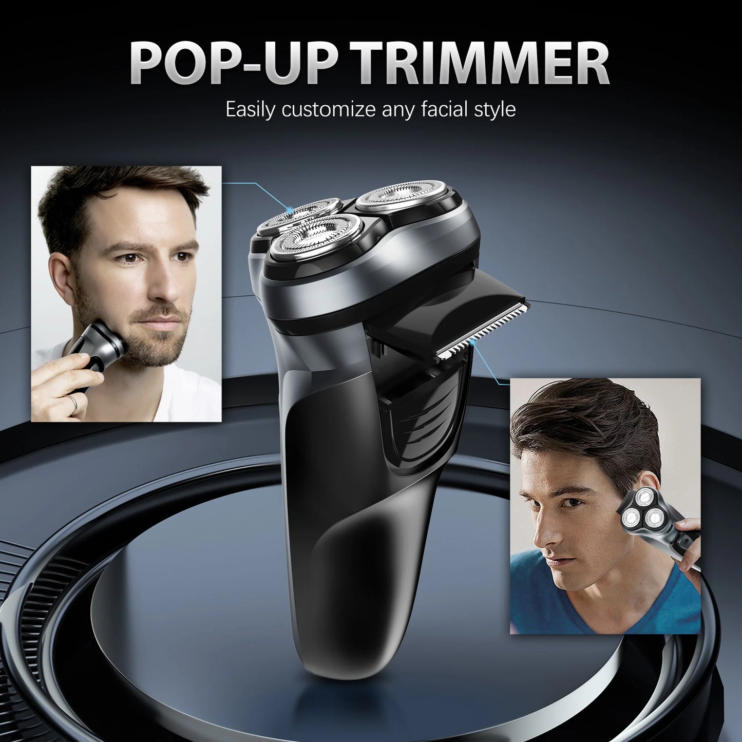 SEJOY Shaver Men USB Electric Shaver Powerful Beard Electric Razor Rechargeable WaterproofShaving Machine