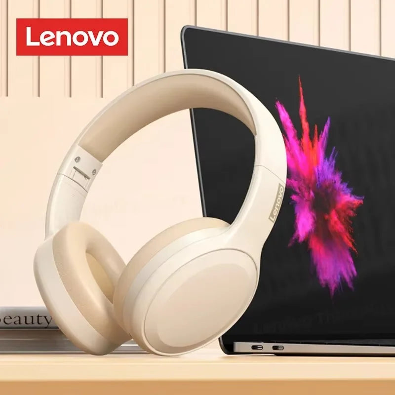 Lenovo TH30 Wireless Headphones Bluetooth 5.3 Earphones Foldable Gaming Headset Sport Headphone with Mic Music Earbuds