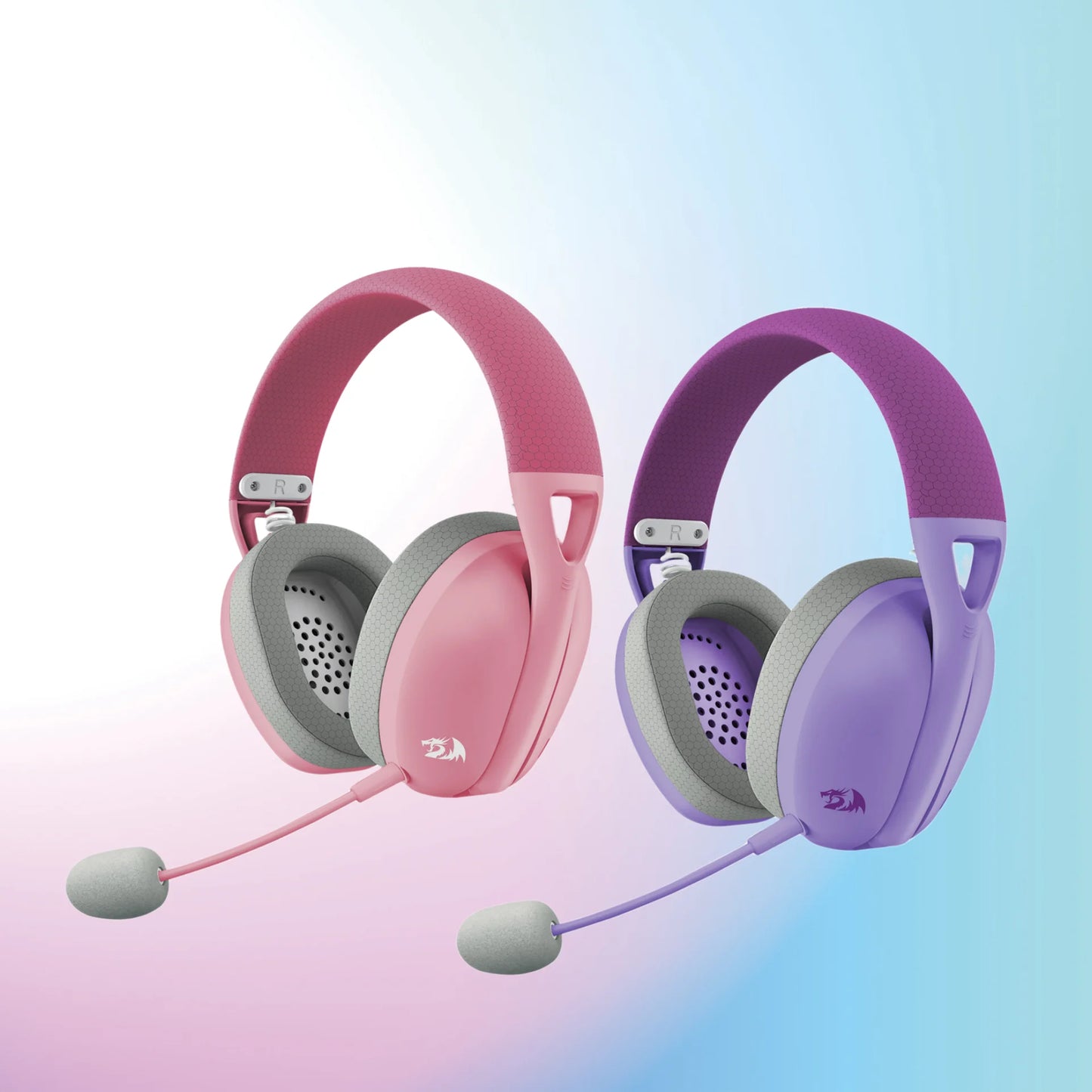 Redragon H848 Wireless Bluetooth Gaming Headset – Lightweight Over-Ear Headphones with 7.1 Surround Sound 40mm Drivers