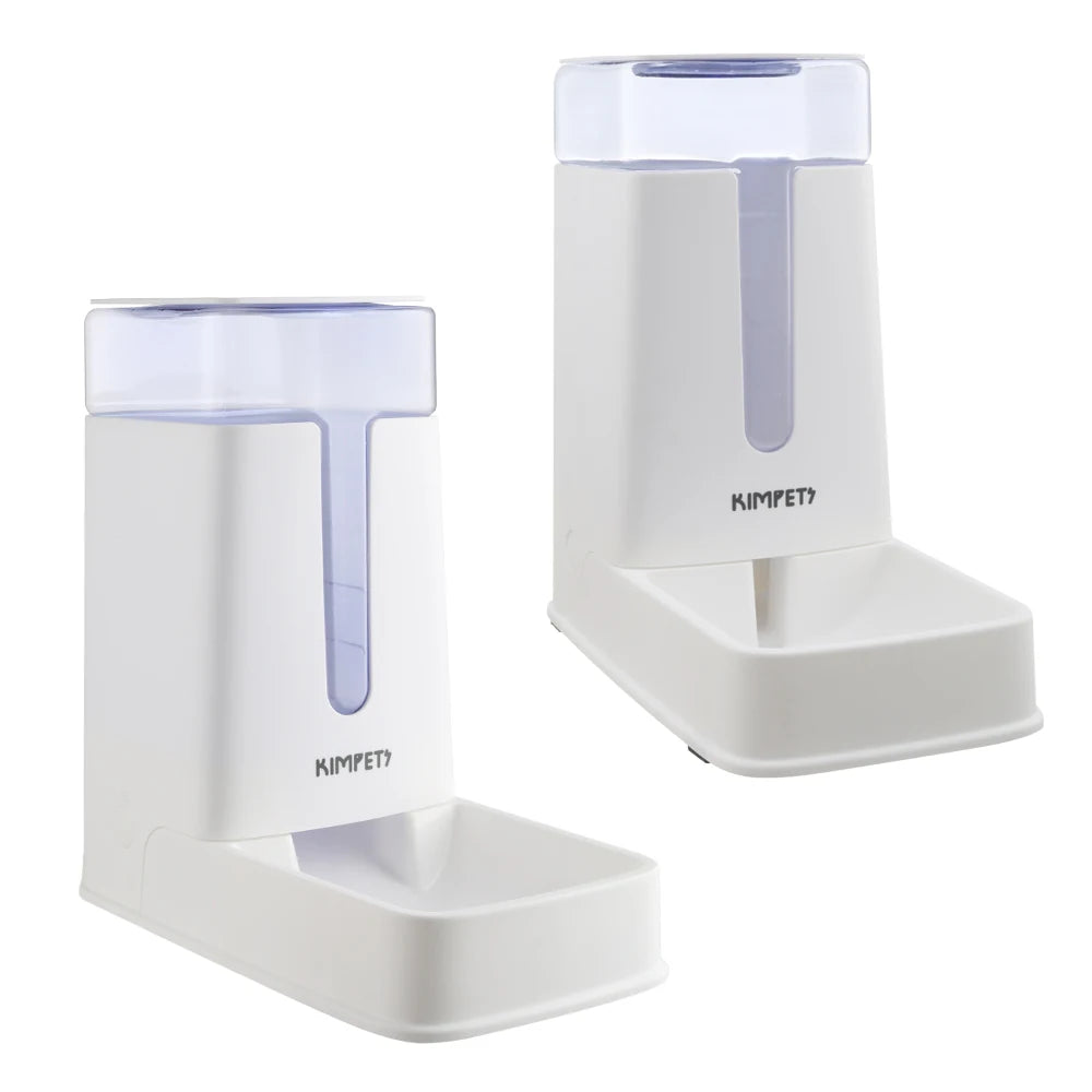 Tieker Automatic Pet Feeder Drinking Fountain 2-Pack Set Travel Pet Supplies Dog Food Cat Food Automatic Dispenser