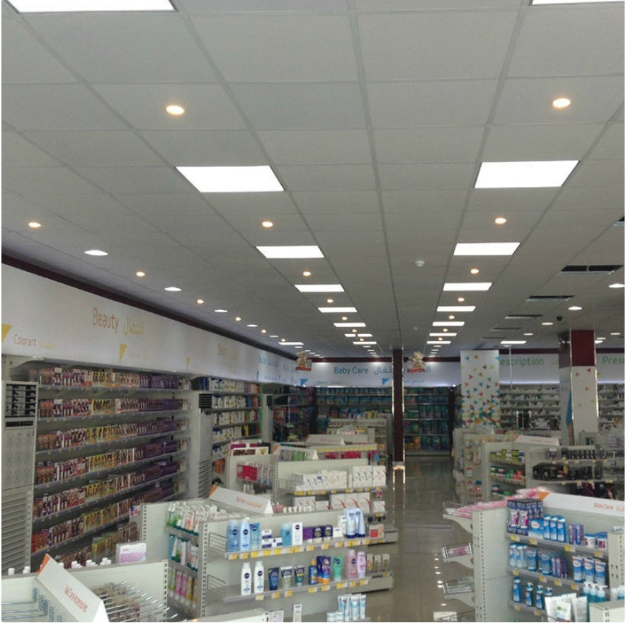 48W 600x600mm LED Panel Light – Cool White 6500K, Ultra-Slim Ceiling Panel with 3-Year Warranty, 4800 Lumens, Commercial & Office Lighting
