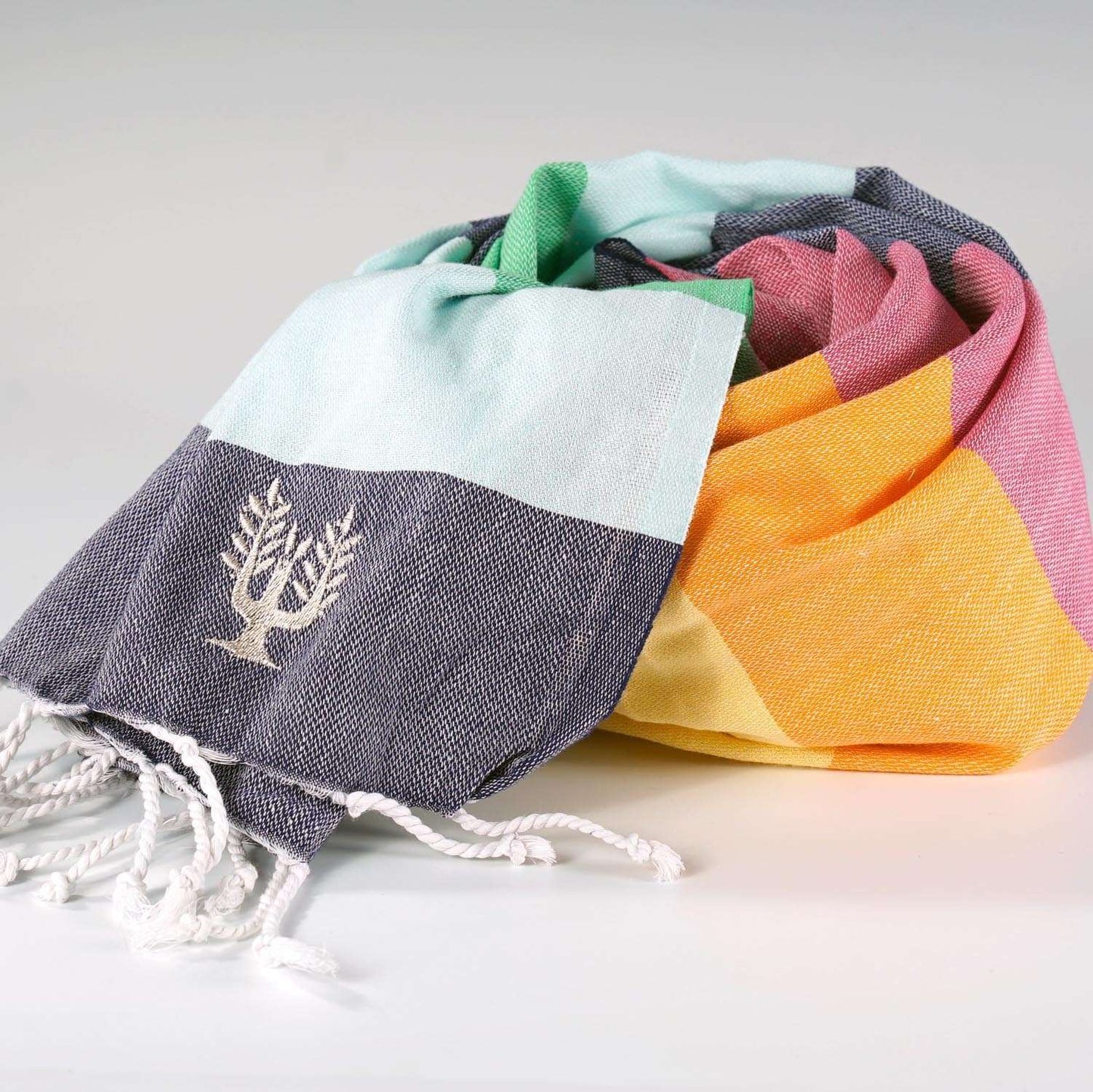 Choka Hammam Towel Rainbow Stripe