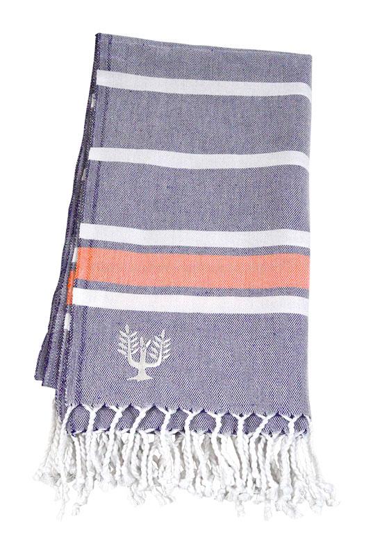 Hampton Hammam Towel | Pink-on-Pink | Wildash London