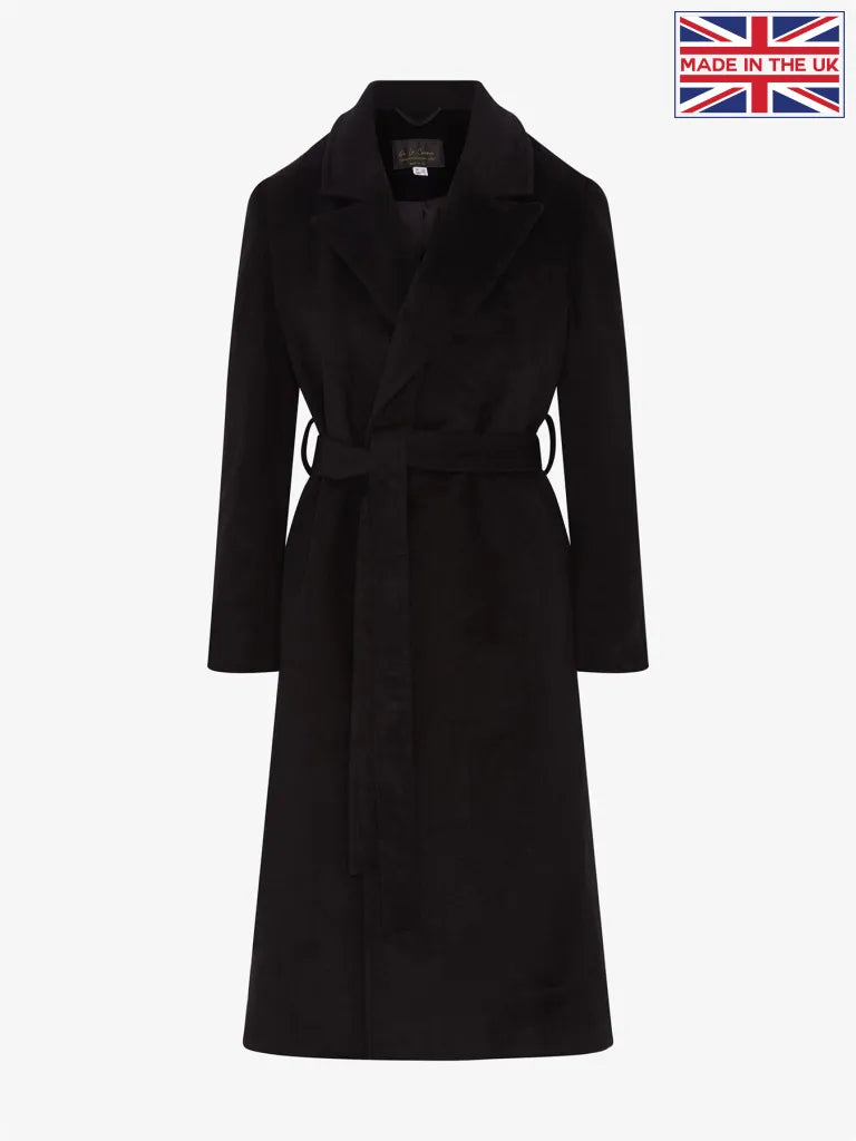 Belted Longline Duster Coat 2024 - Premium Italian Wool & Cashmere UK Winter Outerwear