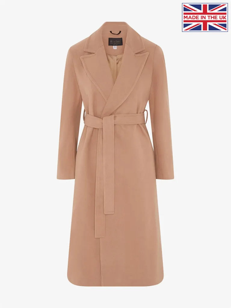 Belted Longline Duster Coat 2024 - Premium Italian Wool & Cashmere UK Winter Outerwear