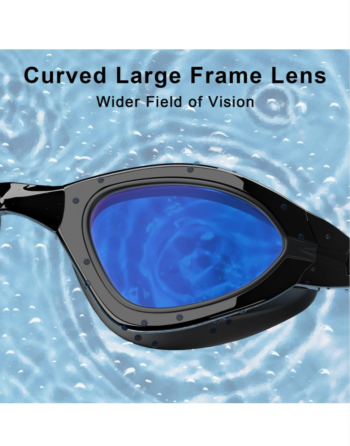 Anti-Fog Swimming Goggles – UV Protection & 180° Wide Vision