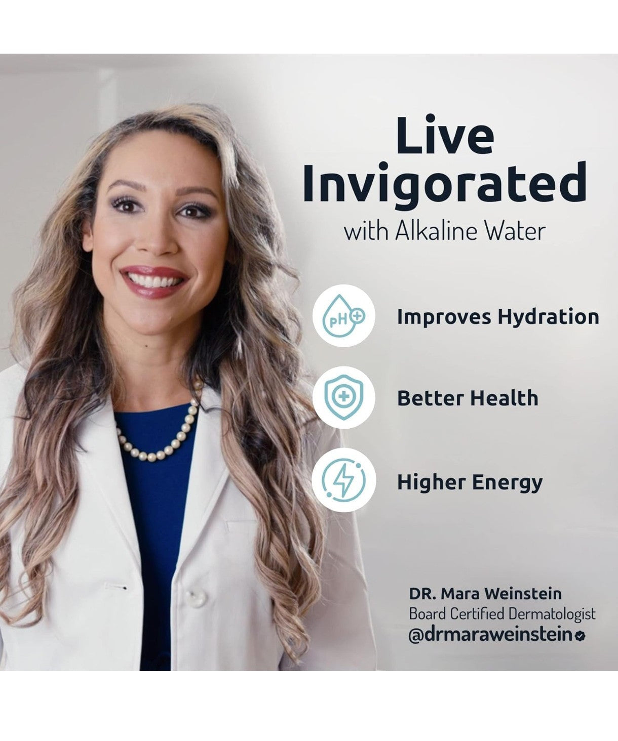 2.5l Alkaline Water Pitcher - Long-Life Filter Jug - Enhanced Water