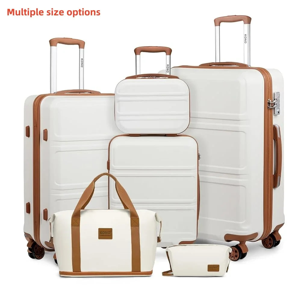 Kono lightweight hard shell luggage set for UK family travel