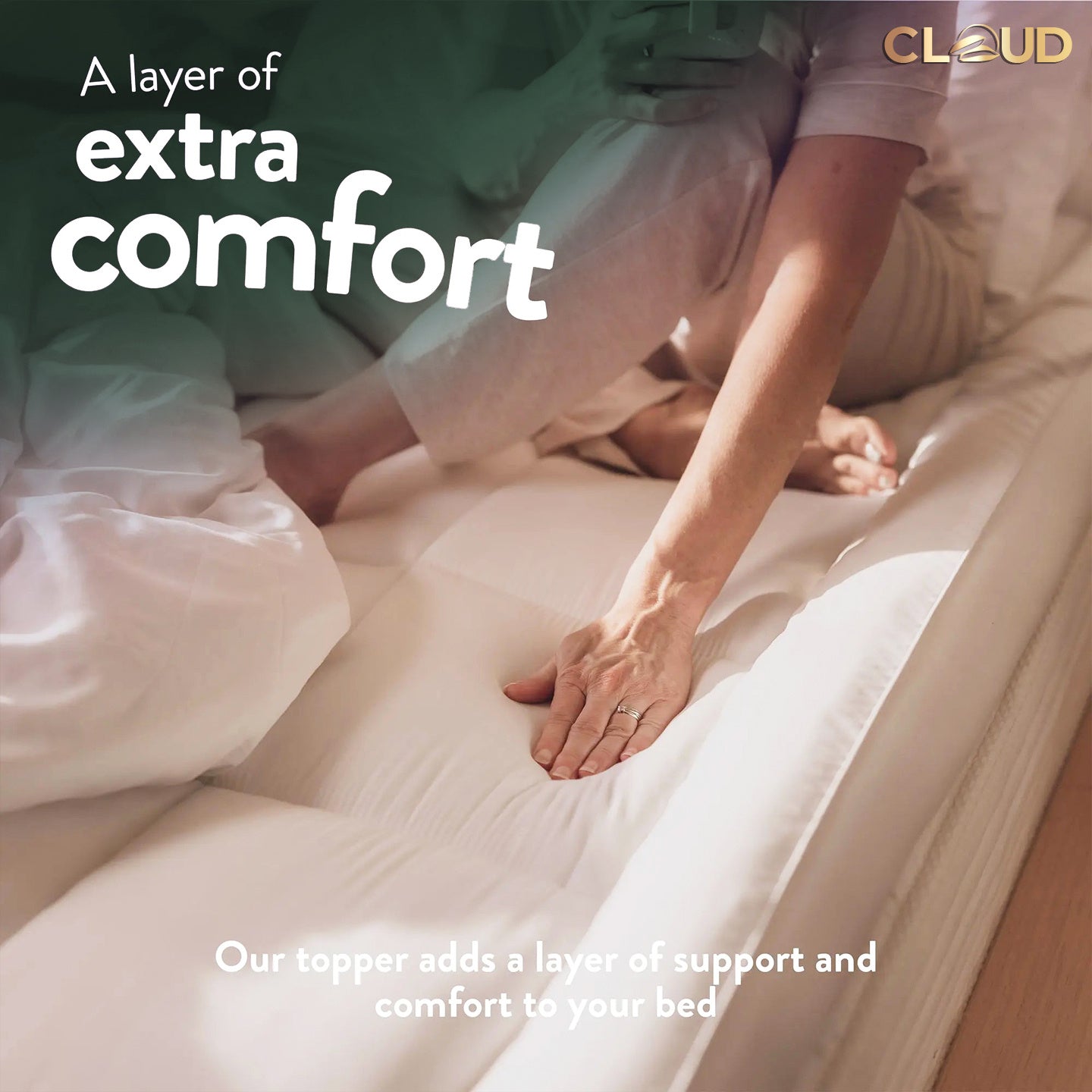 Microfiber Mattress Topper - Extra Thick Box Stitched Super Soft Fluffy Topper | UK Bedding