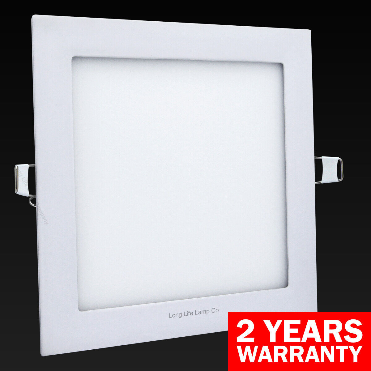 2Pack 18W LED Square Recessed Ceiling Flat Panel Down Light Ultra Slim Warm White - W13321710