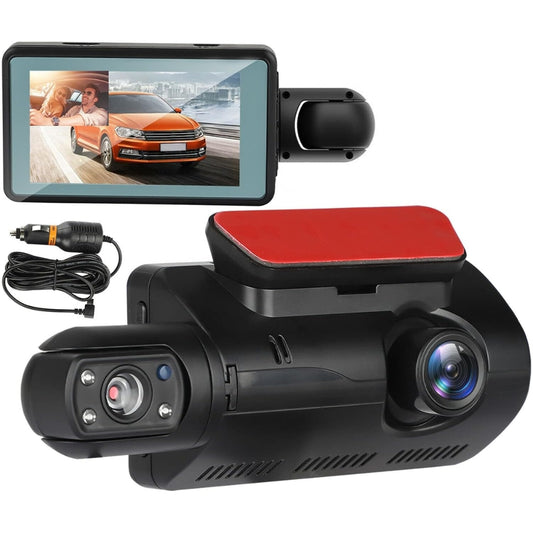 Dual Lens 1080P Car Dash Cam with Front and Rear Camera G-Sensor DVR