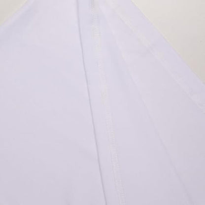 Men's Short Sleeve Polo Shirt | Regular Fit Summer Casual Top — White, Size L