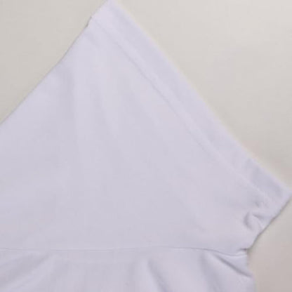 Men's Short Sleeve Polo Shirt | Regular Fit Summer Casual Top — White, Size L