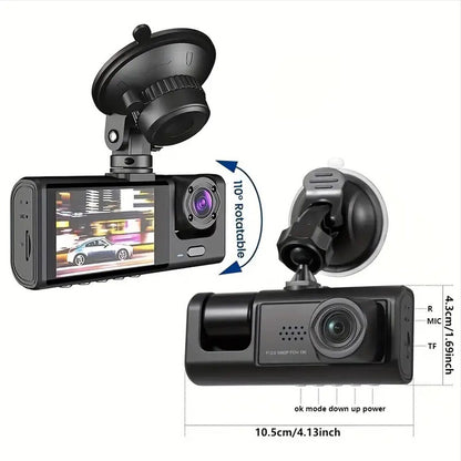 1080P Dual Lens Dash Cam with G-Sensor Front & Rear Car DVR Recorder