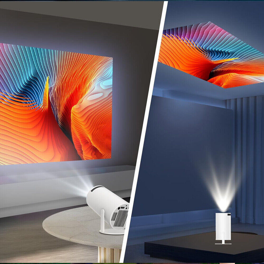 5G 4K Smart LED Projector – HD WiFi Bluetooth Home Theatre Projector with Android HDMI USB Autofocus & Screen Mirroring