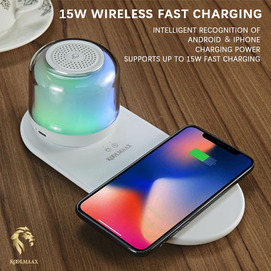 Koolmaax 3-in-1 Night Light Charger with Bedside Lamp | 2023