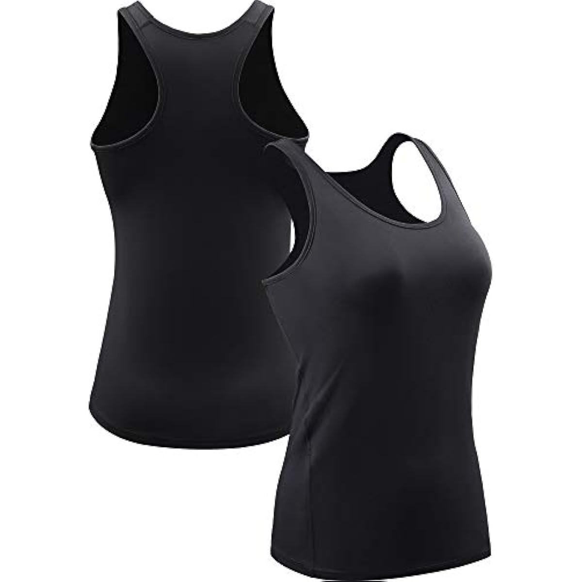 Cadmus Women's Sleeveless Vest 3 Pack | Stretch Tank Top Base Layer | Casual Undershirt