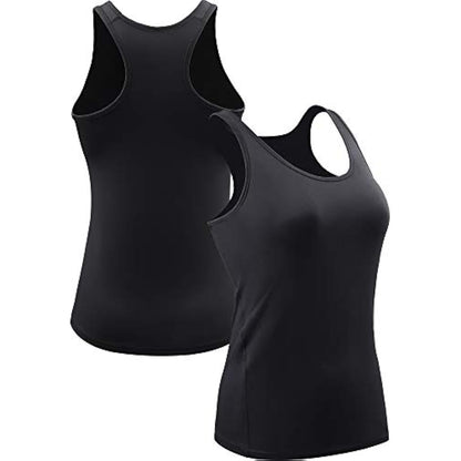 Cadmus Women's Sleeveless Vest 3 Pack | Stretch Tank Top Base Layer | Casual Undershirt
