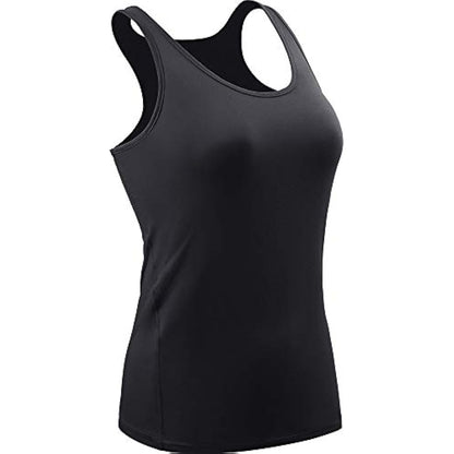 Cadmus Women's Sleeveless Vest 3 Pack | Stretch Tank Top Base Layer | Casual Undershirt