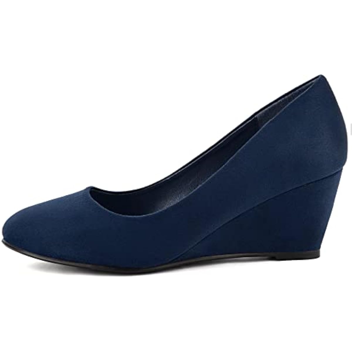 Greatonu Women’s Wedge Court Shoes – Mid Heel Office Platform Shoes