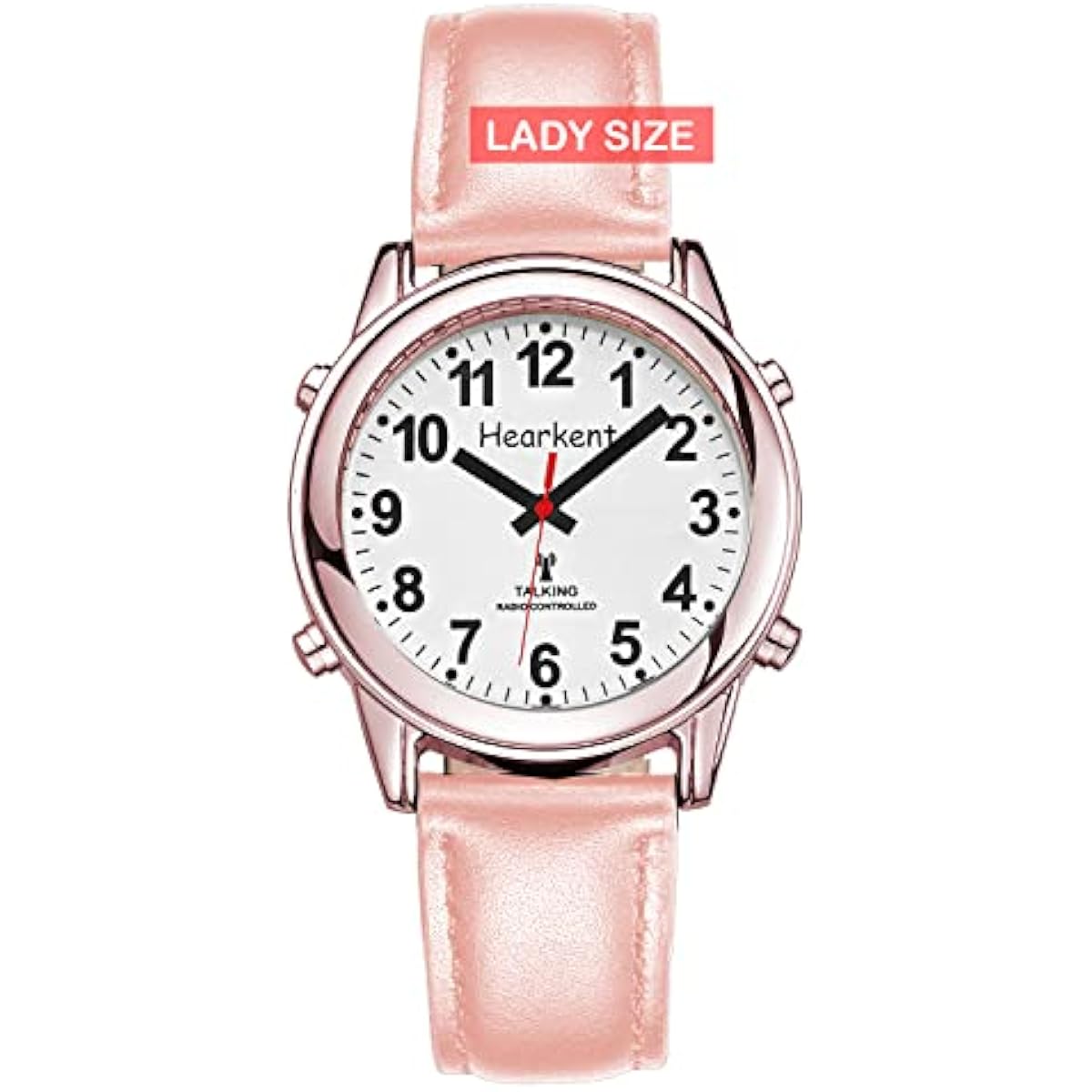 Atomic Talking Watch with Large Numbers – Self-Setting Watch with Expandable Strap