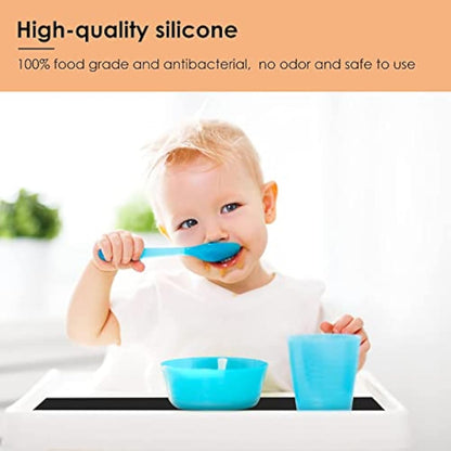 KitchenRaku Extra Large Silicone Worktop Mat 70×50cm – Non‑Stick Countertop Protector, Non‑Skid Table/Craft Mat (Light Black)