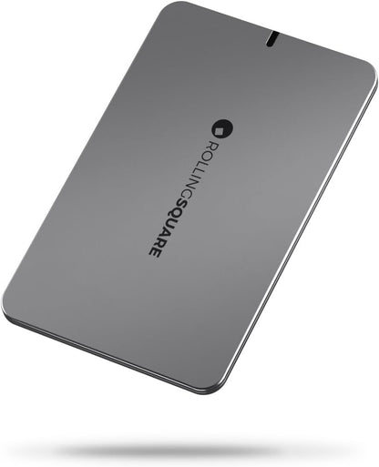 Rolling Square AirCard E – Ultra Slim Bluetooth Tracker & QR Code Business Card | Compatible with Apple Find