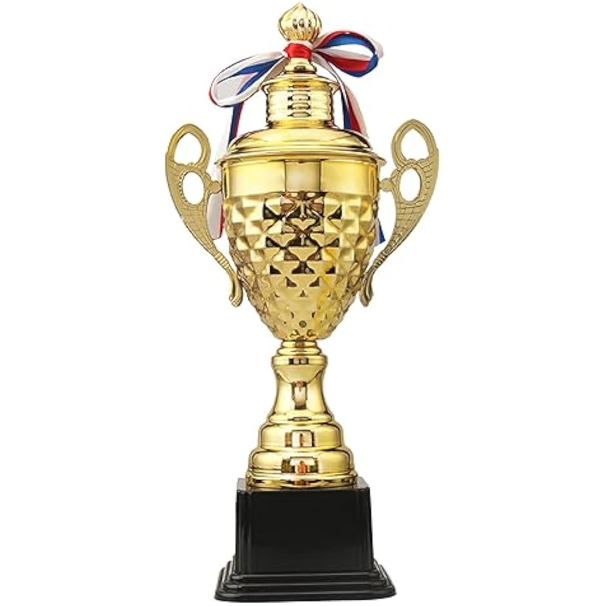 Large Gold Award Trophy Cup 37cm | Metal Winner Trophy for Sports, Tournaments & Ceremonies